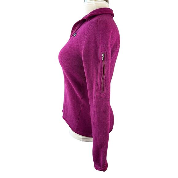 Patagonia Better Sweater Quarter 1/4 Zip Rubellite Pink Size Medium Style 25616 - Picture 12 of 14